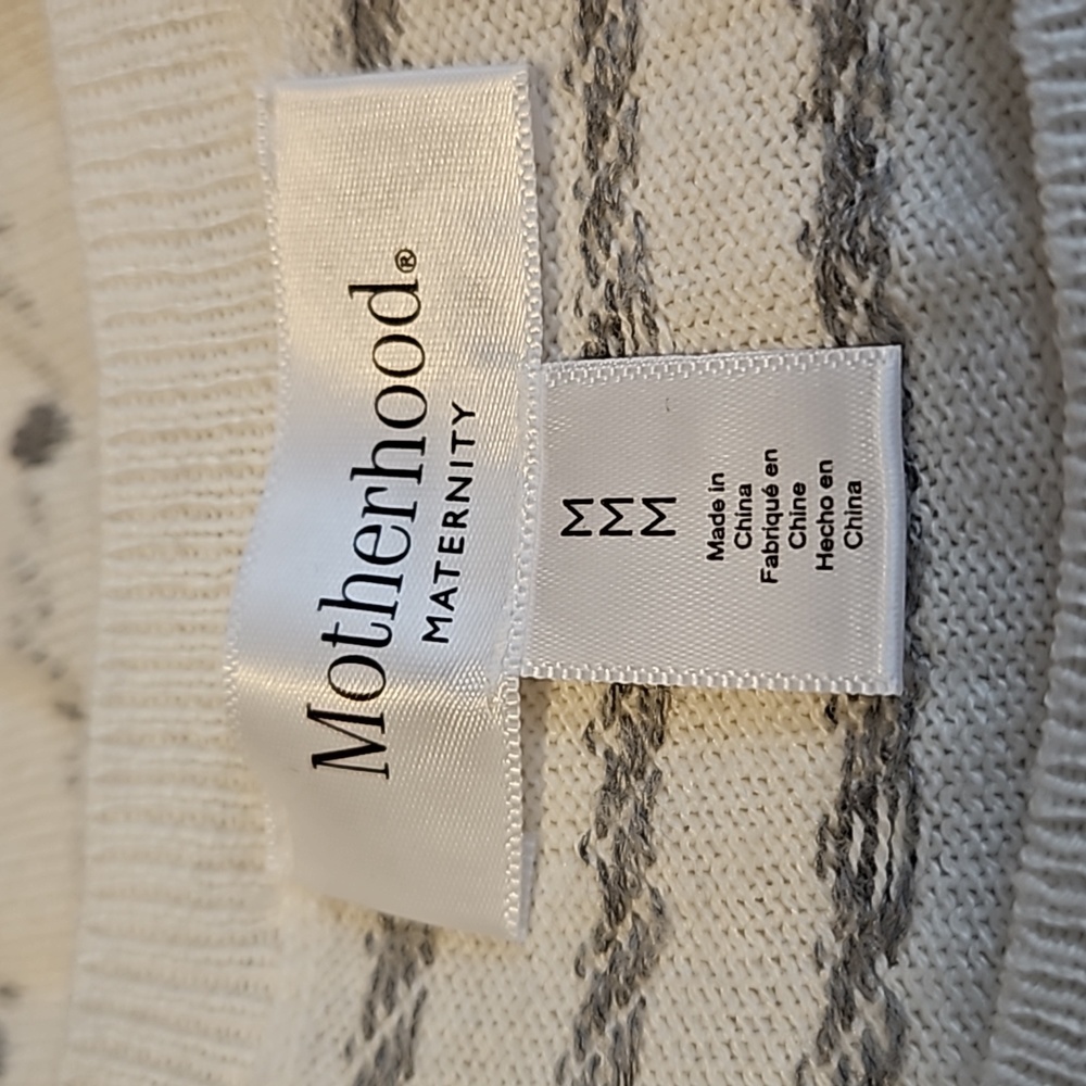 Motherhood, lightweight, long sleeve, ruched sweater. Size M - Picture 3 of 7